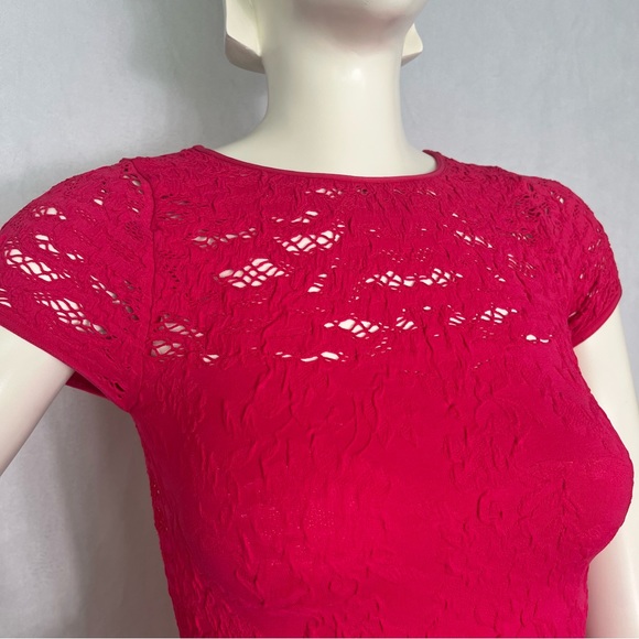 bebe Floral Lace Bodycon Mini Dress BNWOT - Picture 2 of 8